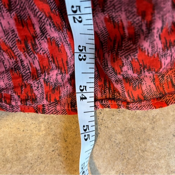 Joie dress - red/pink print sleeveless cotton midi/maxi dress - Picture 9 of 9